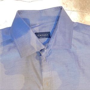 CANALI Dress shirt size 44 or 17.5